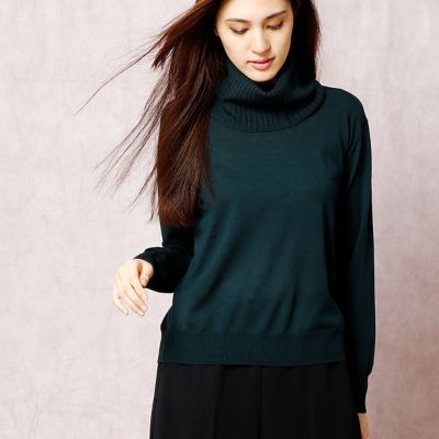 ＜COMME CA DU MODE/コムサデモード＞ オフタートル風スヌード付きプルオーバー(1004IC03) 03 【三越・伊勢丹/公式】