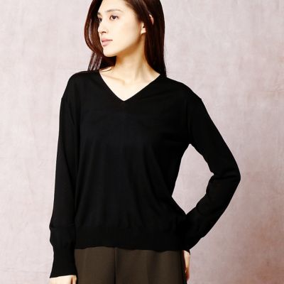 ＜COMME CA DU MODE/コムサデモード＞ Vネックプルオーバー(1004IC04) 09 【三越・伊勢丹/公式】