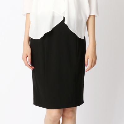 ＜COMME CA ISM (レディース）＞ タイトスカート(1201FW10) 05ブラック 【三越・伊勢丹/公式】