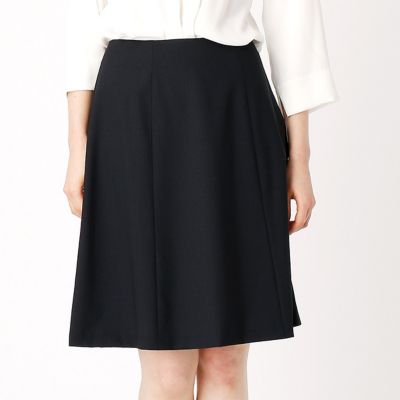 ＜COMME CA ISM (レディース）＞ フレアースカート スーツ セットアップ(1203FZ01) 09ネイビー 【三越・伊勢丹/公式】