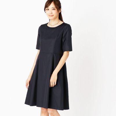 ＜COMME CA ISM (レディース）＞ ワンピース(1207OZ12) 09ネイビー 【三越・伊勢丹/公式】