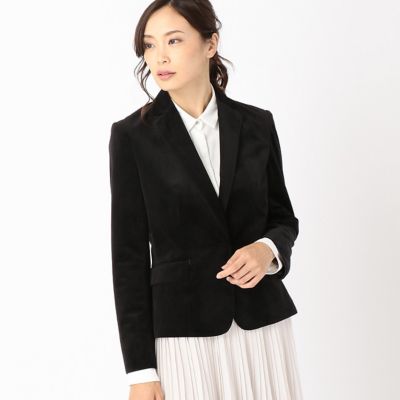 ＜COMME CA ISM (レディース）＞ ベロアジャケット(1220JC02) 05 【三越・伊勢丹/公式】