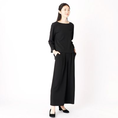 ＜COMME CA ISM (レディース）＞ コンビネゾン スーツ セットアップ(1231OZ01) 05ブラック 【三越・伊勢丹/公式】