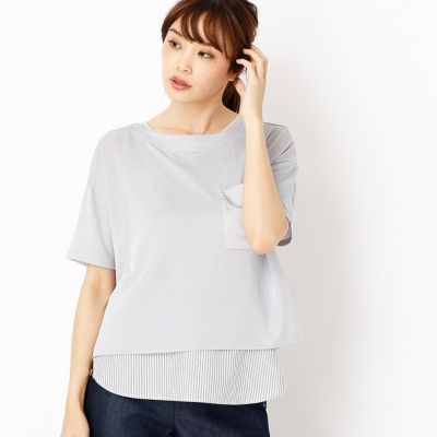【SALE（三越）】＜COMME CA ISM (レディース）＞ ポケッティ+タンクトップ(1236CZ04) 03ライトグレー 【三越・伊勢丹/公式】