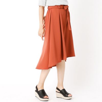 【SALE（三越）】＜COMME CA ISM (レディース）＞ イレギュラーヘムスカート(1250FC40) 33レンガ 【三越・伊勢丹/公式】