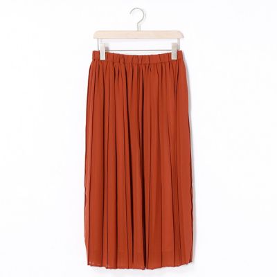 【SALE（三越）】＜COMME CA ISM (レディース）＞ プリーツスカート(1250FC41) 33レンガ 【三越・伊勢丹/公式】