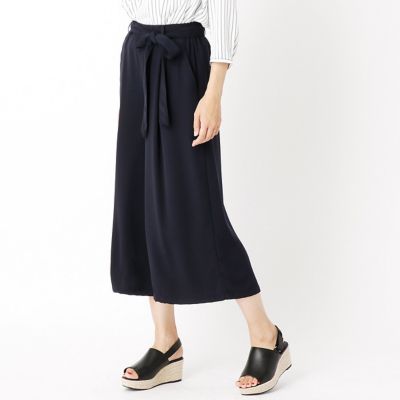 【SALE（三越）】＜COMME CA ISM (レディース）＞ ガウチョパンツ(1252PC40) 09ネイビー 【三越・伊勢丹/公式】