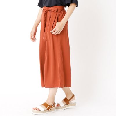 【SALE（三越）】＜COMME CA ISM (レディース）＞ ガウチョパンツ(1252PC40) 33レンガ 【三越・伊勢丹/公式】