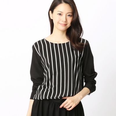 ＜COMME CA ISM (レディース）＞ プルオーバー(1269CW03) 05ブラック 【三越・伊勢丹/公式】