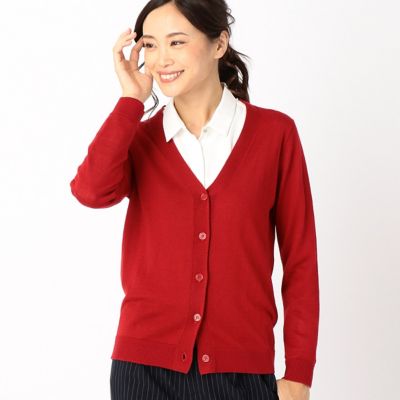 ＜COMME CA ISM (レディース）＞ Vネック・カーディガン(1270KC01) 10 【三越・伊勢丹/公式】