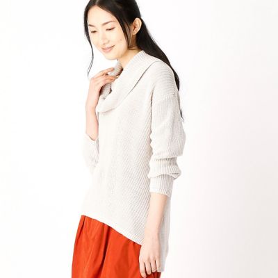 ＜COMME CA ISM (レディース）＞ オフタートルニット(1277KX25) 04グレー 【三越・伊勢丹/公式】