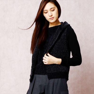 ＜COMME CA DU MODE/コムサデモード＞ モール糸使いベスト(1503IC08) 02 【三越・伊勢丹/公式】