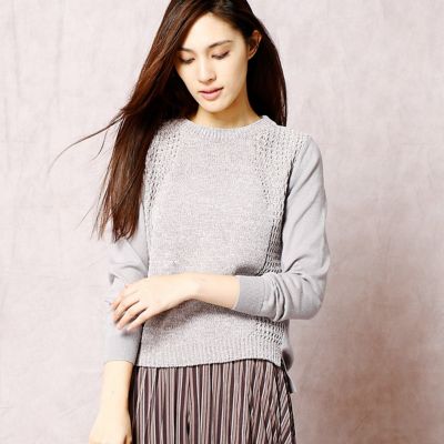 ＜COMME CA DU MODE/コムサデモード＞ モール糸使いプルオーバー(1503IC09) 01 【三越・伊勢丹/公式】