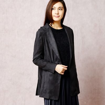 ＜COMME CA DU MODE/コムサデモード＞ エコスエードデザインジャケット(1503JC05) 02 【三越・伊勢丹/公式】