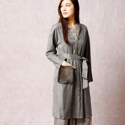 ＜COMME CA DU MODE/コムサデモード＞ エコスエードシャツコート(1503VC06) 01 【三越・伊勢丹/公式】