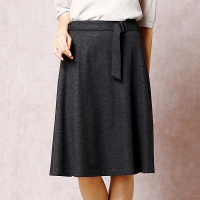 ＜COMME CA DU MODE/コムサデモード＞ ジャージーベルト付フレアスカート(1504FC03) 02 【三越・伊勢丹/公式】