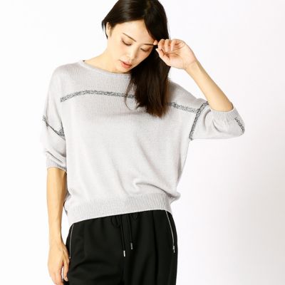 ＜COMME CA DU MODE/コムサデモード＞ 度違い天竺トレーナータイププルオーバー(1520IC07) 01グレー系 【三越・伊勢丹/公式】