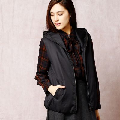 ＜COMME CA DU MODE/コムサデモード＞ ソフトツイルインナーダウンベスト(1528UC01) 02 【三越・伊勢丹/公式】