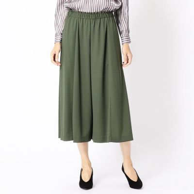 ＜COMME CA DU MODE/コムサデモード＞ サラマックスメッシュスポーツテイストパンツ(1539PC05) カーキ 【三越・伊勢丹/公式】