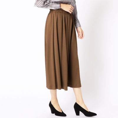 ＜COMME CA DU MODE/コムサデモード＞ サラマックスメッシュスポーツテイストパンツ(1539PC05) ブラウン 【三越・伊勢丹/公式】