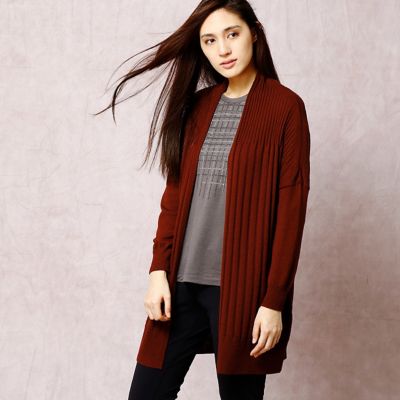 ＜COMME CA DU MODE/コムサデモード＞ スーパーファインメリノカーディガン(1550IC10) 02 【三越・伊勢丹/公式】