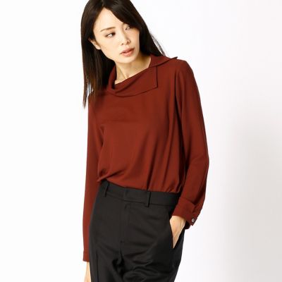 ＜COMME CA DU MODE/コムサデモード＞ ポリエステルソフトビエラブラウス(1573HC03) 03レッド系 【三越・伊勢丹/公式】