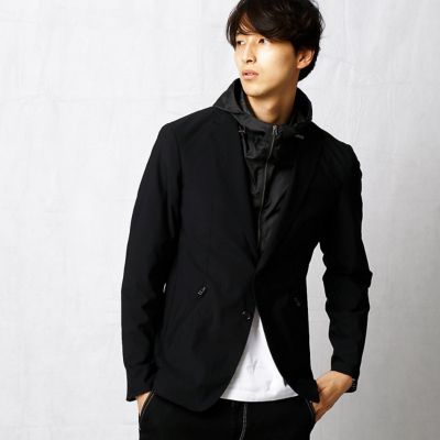 ＜β MEN＞ ベータ・メン メリルハイテンションジャケット(2715JC01) クロ 【三越・伊勢丹/公式】