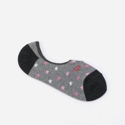 ＜β MEN＞ ベータ・メン 星柄アンクルソックス(2755QC04) グレー 【三越・伊勢丹/公式】