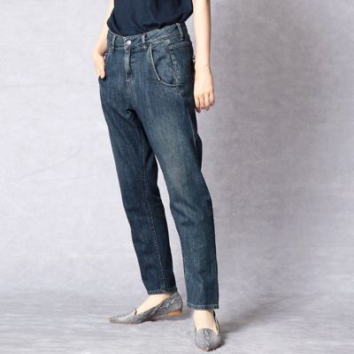 ＜BASILE 28/バジーレ28＞ ストレッチデニム(2877QC03) ブルー 【三越・伊勢丹/公式】