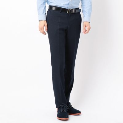 ＜COMME CA ISM (メンズ）＞ ウールライク千鳥セットアップパンツ(4705FC04) 09・ネイビー 【三越・伊勢丹/公式】