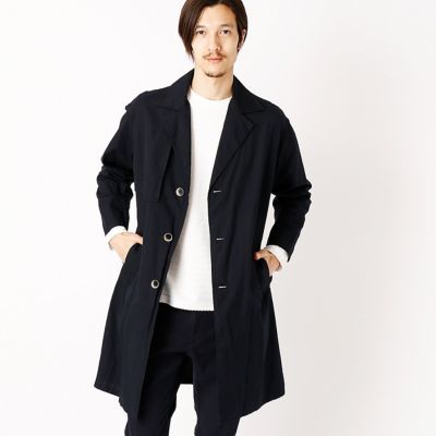 ＜COMME CA ISM (メンズ）＞ オーバーサイズシャツトレンチ(4721MZ04) ネイビー 【三越・伊勢丹/公式】