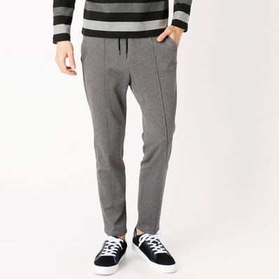 【SALE（三越）】＜COMME CA ISM (メンズ）＞ モクロディジャージースラックス(4750PZ08) 08・チャコール 【三越・伊勢丹/公式】