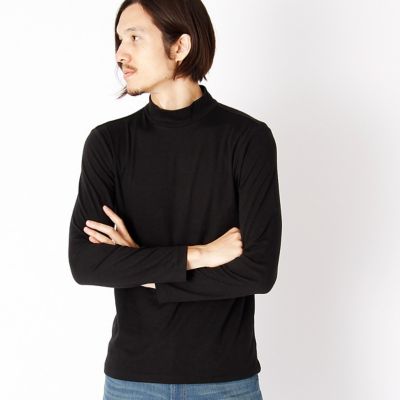 ＜COMME CA ISM (メンズ）＞ 着回しの効くTシャツ(4761TW17) ブラック 【三越・伊勢丹/公式】