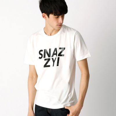 【SALE（三越）】＜COMME CA ISM (メンズ）＞ 特殊技法のメッセージプリントTシャツ(4762TZ15) ホワイト 【三越・伊勢丹/公式】