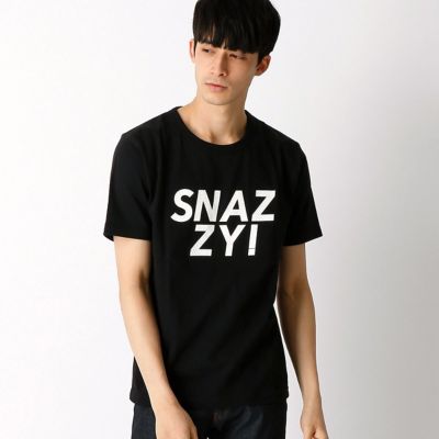 【SALE（三越）】＜COMME CA ISM (メンズ）＞ 特殊技法のメッセージプリントTシャツ(4762TZ15) ブラック 【三越・伊勢丹/公式】