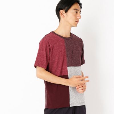 ＜COMME CA ISM (メンズ）＞ カラートップT(4764TZ29) ボルドー 【三越・伊勢丹/公式】