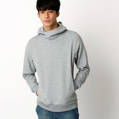＜COMME CA ISM (メンズ）＞ 首回りにボリューム感を出せるパーカー(4767CZ01) グレー 【三越・伊勢丹/公式】