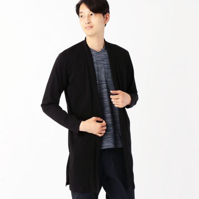 ＜COMME CA ISM (メンズ）＞ ジャージーコーディガン(4768CC01) 05・ブラック 【三越・伊勢丹/公式】