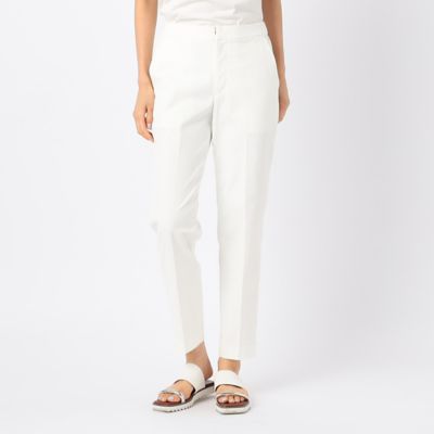 ＜ギャバジンK.T/Gabardine K.T＞ レクチュールスムースストレートパンツ(7215PC02) カーキ 【三越・伊勢丹/公式】