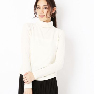 ＜ギャバジンK.T/Gabardine K.T＞ ハイネックプルオーバー(7221EW06) オフホワイト 【三越・伊勢丹/公式】