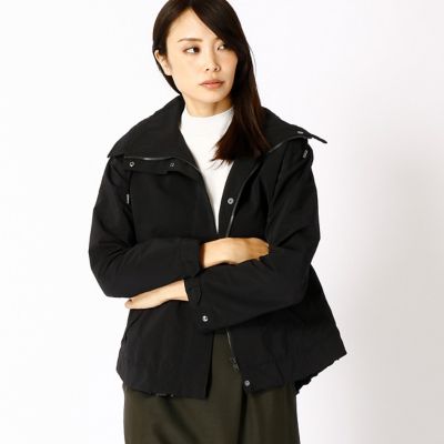 ＜COMME CA TALLサイズ＞ 大きいサイズ ビックシルエットミリタリーブルゾン(7607VC02) ブラック 【三越・伊勢丹/公式】