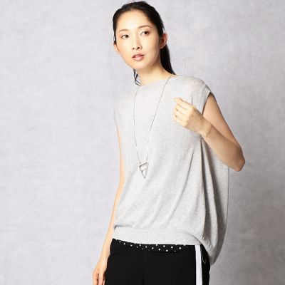 ＜β/ベータ＞ ニットプルオーバー(7777IC02) グレー 【三越・伊勢丹/公式】