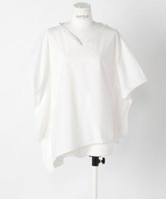 ＜エンフォルド/ENFOLD＞ CO/Water Proof ランダムヘム トップス(300AA230-0550) 【三越・伊勢丹/公式】