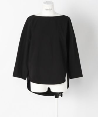 ＜エンフォルド/ENFOLD＞ ストレッチブロード2バックボリュームブラウス(300AA230-0820) クロ 【三越・伊勢丹/公式】