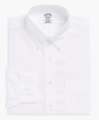 ＜ブルックス ブラザーズ/BROOKS BROTHERS＞ ピンポイントオックスフォード ポロカラーシャツ/リージェントフィット(11320400) ホワイト 【三越・伊勢丹/公式】