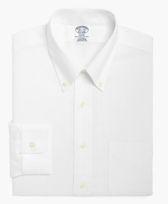 ＜ブルックス ブラザーズ/BROOKS BROTHERS＞ BROOKSCOOLライトウェイトオックスフォード ポロカラーシャツ/リージェントフィット(11329720) ホワイト 【三越・伊勢丹/公式】