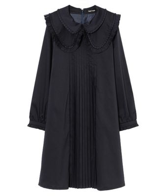 ＜キャンディストリッパー/Candy Stripper＞ 【予約商品】FRILL PLEATS ONE-PIECE(1179503) NAVY 【三越・伊勢丹/公式】