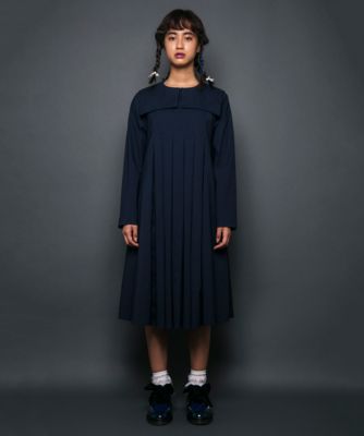 ＜キャンディストリッパー/Candy Stripper＞ 【予約商品】INSIDE/OUT SAILOR PLEATS ONE-PIECE(1179505) NAVY 【三越・伊勢丹/公式】
