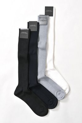 【SALE（三越）】＜ディバーゼ/DIBASE＞ 【S】カジュアル靴下(ロング丈・21IS860) 01・白 【三越・伊勢丹/公式】