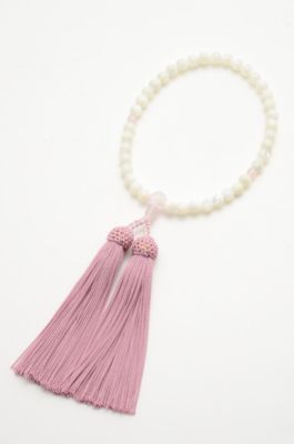 ＜イギン/IGIN.＞ ローズクォーツ念珠(8579078) ピンクxシロ 【三越・伊勢丹/公式】